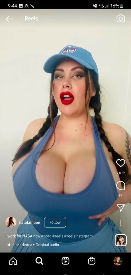 Foto desnuda filtrada de OnlyFans de Lolamoon1995