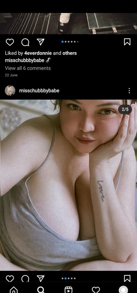 Foto desnuda filtrada de OnlyFans de Misschubbbybabe