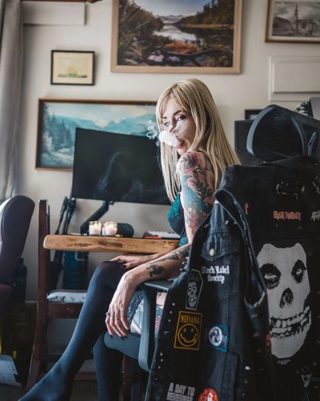 Foto desnuda filtrada de OnlyFans de Danica Hellfire