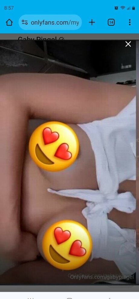 Foto desnuda filtrada de OnlyFans de Gabypingel