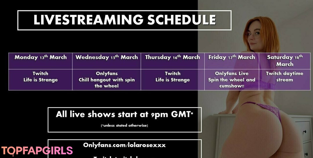 Foto desnuda filtrada de OnlyFans de Xxxlolarose #23 Foto desnuda filtrada de OnlyFans de Xxxlolarose #23