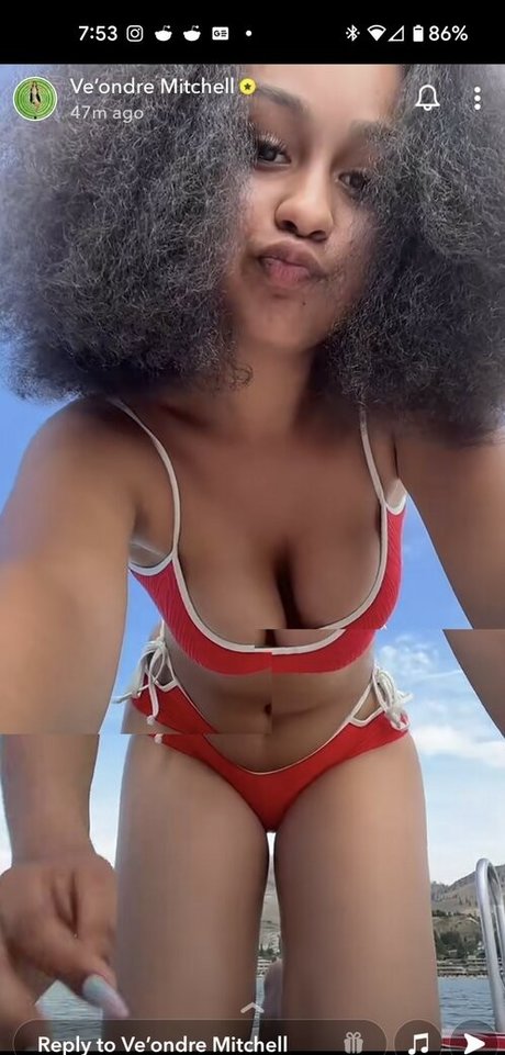 Foto desnuda filtrada de OnlyFans de Veondre Mitchell