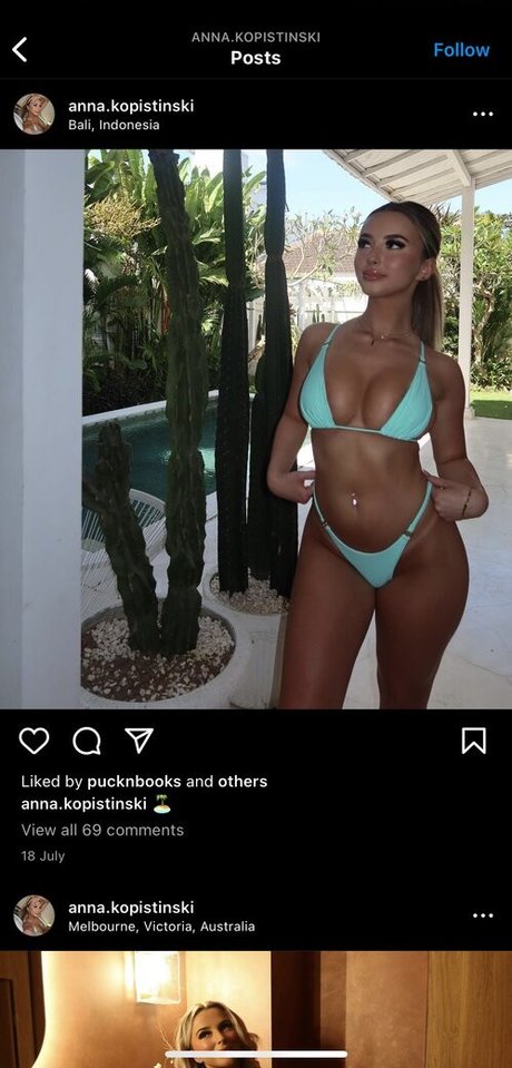 Foto desnuda filtrada de OnlyFans de Anna Kopistinski