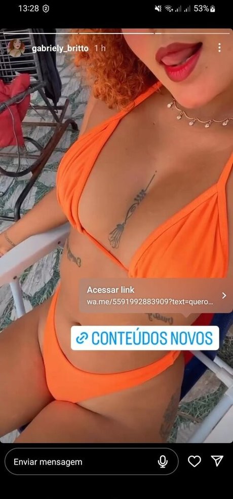 Foto desnuda filtrada de OnlyFans de Gabrielybritto