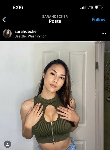 Foto desnuda filtrada de OnlyFans de Sarah Decker
