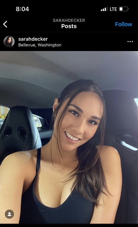 Foto desnuda filtrada de OnlyFans de Sarah Decker