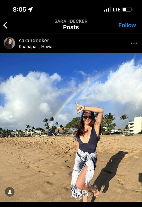 Foto desnuda filtrada de OnlyFans de Sarah Decker