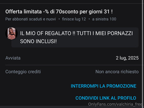Foto desnuda filtrada de OnlyFans de Valchiria Free