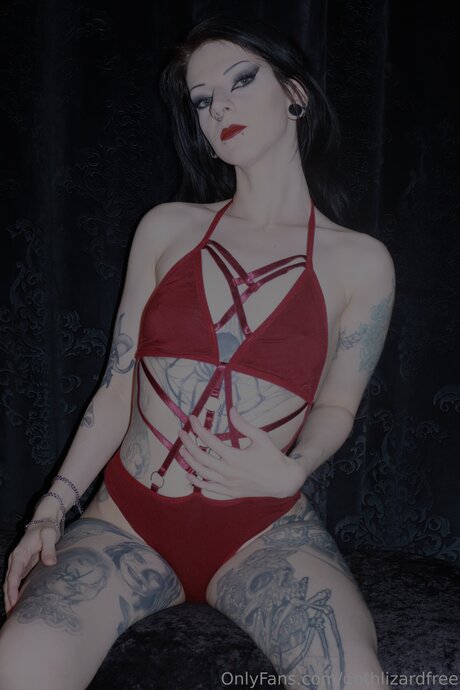 Foto desnuda filtrada de OnlyFans de Gothlizardfree