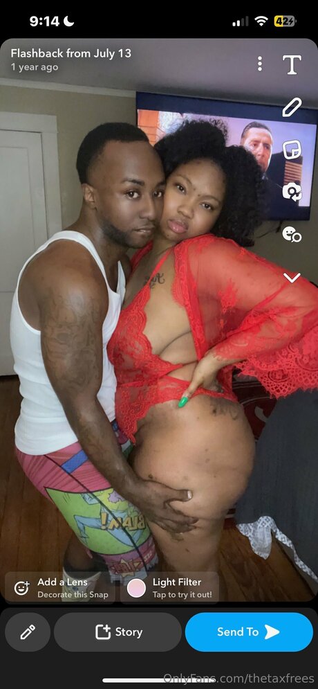 Foto desnuda filtrada de OnlyFans de Thetaxfrees