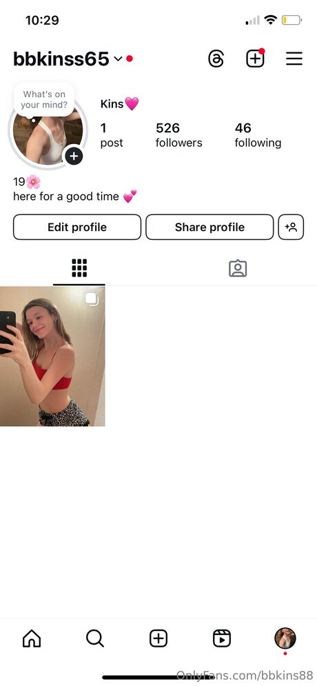 Foto desnuda filtrada de OnlyFans de Bbkins88