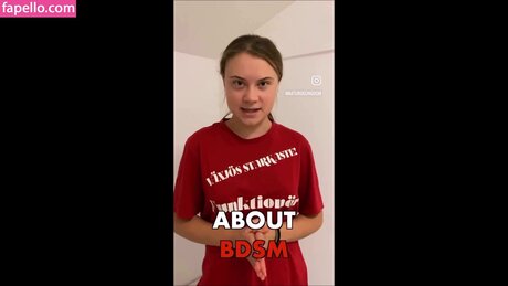 Foto desnuda filtrada de OnlyFans de Greta Thunberg