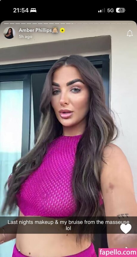 Foto desnuda filtrada de OnlyFans de Amber Phillips