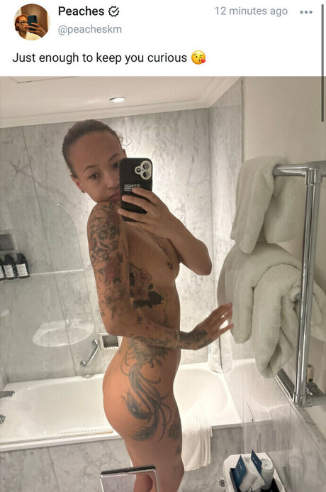 Foto desnuda filtrada de OnlyFans de Peacheskm