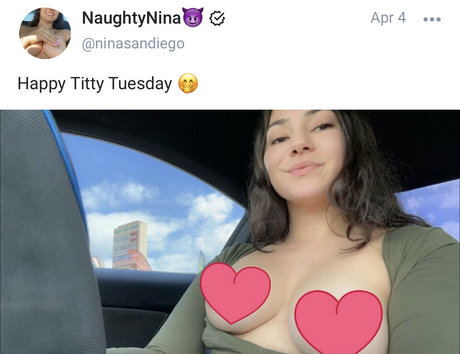 Foto desnuda filtrada de OnlyFans de Ninasandiego