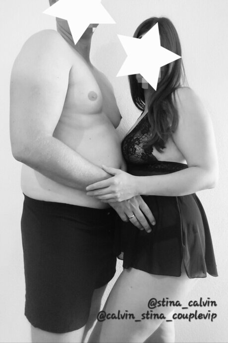 Foto desnuda filtrada de OnlyFans de  Calvin Ampamp Stina  Swiss Couple