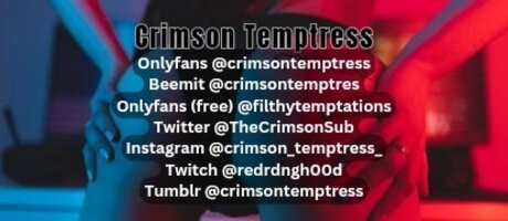 Foto desnuda filtrada de OnlyFans de Thecrimsontemptress