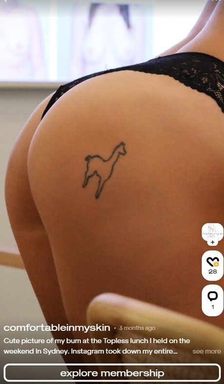 Foto desnuda filtrada de OnlyFans de Comfortableinmyskin