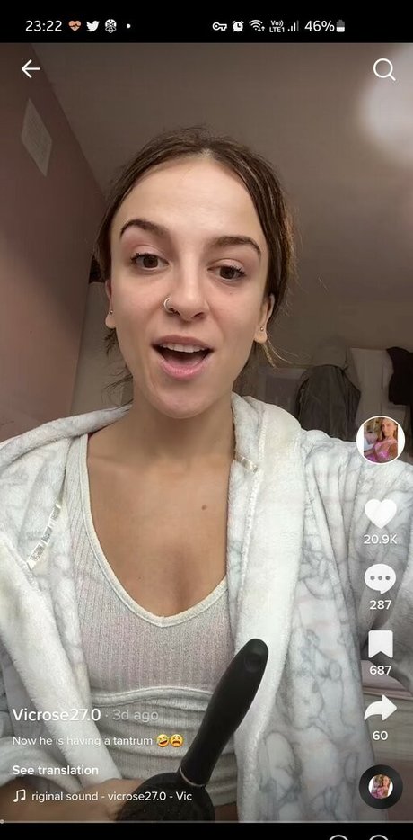 Foto desnuda filtrada de OnlyFans de Vicrose270
