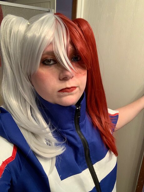 Foto desnuda filtrada de OnlyFans de Chunky Cosplaying Lesbian