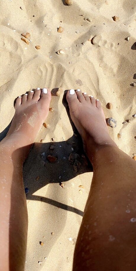 Foto desnuda filtrada de OnlyFans de Sexy Feet Queen 