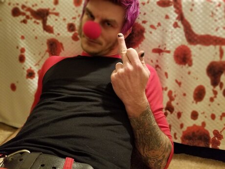 Foto desnuda filtrada de OnlyFans de Thrasho The Clown