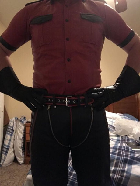 Foto desnuda filtrada de OnlyFans de Leatherfireman