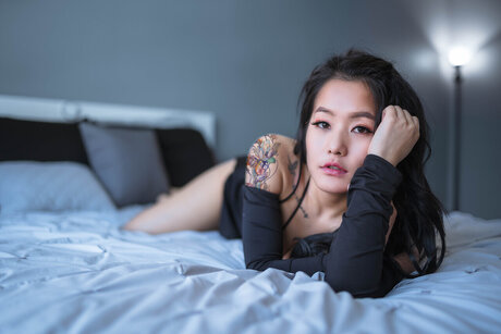 Foto desnuda filtrada de OnlyFans de Sexyasianbby