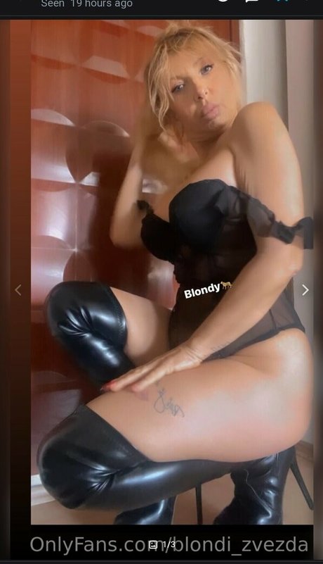 Foto desnuda filtrada de OnlyFans de Blondi Zvezda