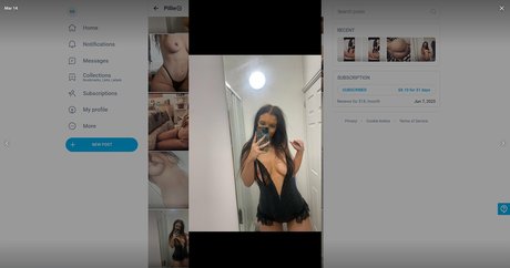Foto desnuda filtrada de OnlyFans de Pillie