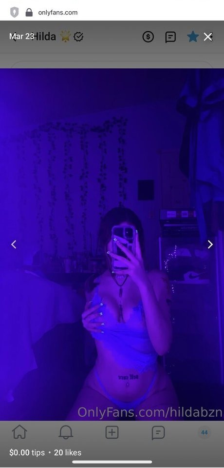 Foto desnuda filtrada de OnlyFans de Hildabzn