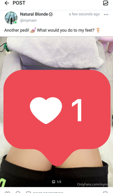 Foto desnuda filtrada de OnlyFans de Mymain1