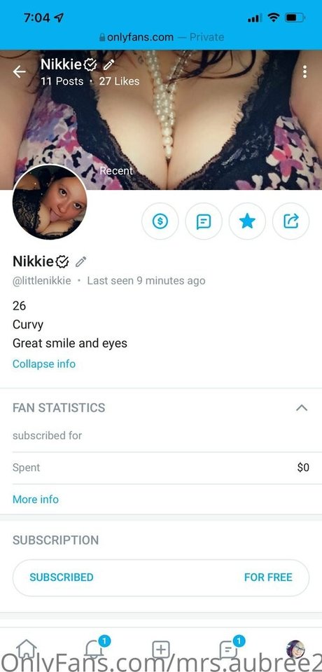 Foto desnuda filtrada de OnlyFans de Mrsaubree27