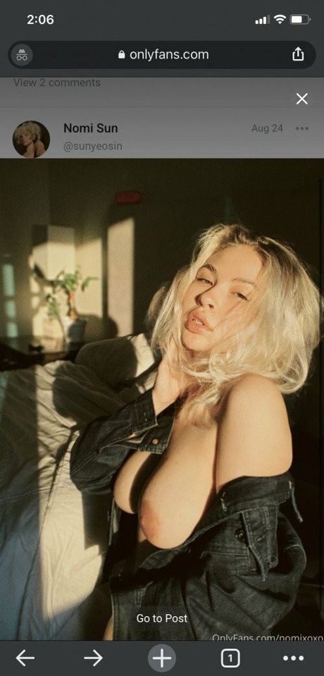 Foto desnuda filtrada de OnlyFans de Nomi Sun