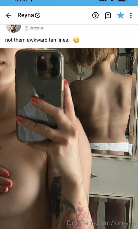 Foto desnuda filtrada de OnlyFans de Loreyna