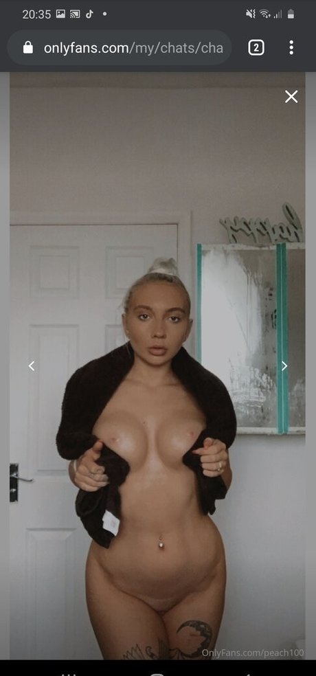 Foto desnuda filtrada de OnlyFans de Peach100