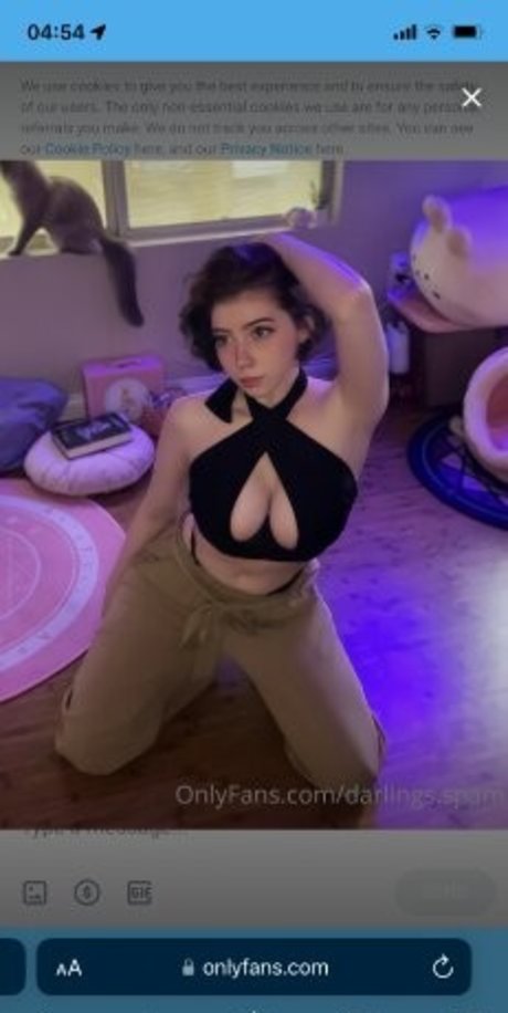 Foto desnuda filtrada de OnlyFans de Darlingspams