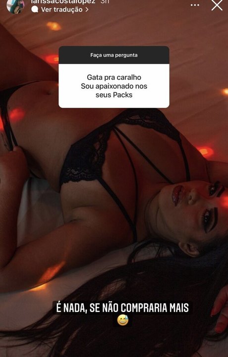 Foto desnuda filtrada de OnlyFans de Larissa Lopes