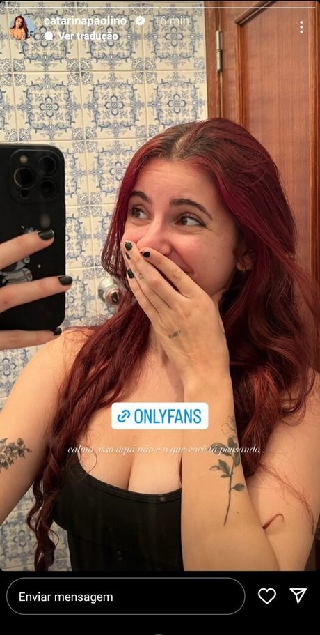Foto desnuda filtrada de OnlyFans de Catarina Paolino