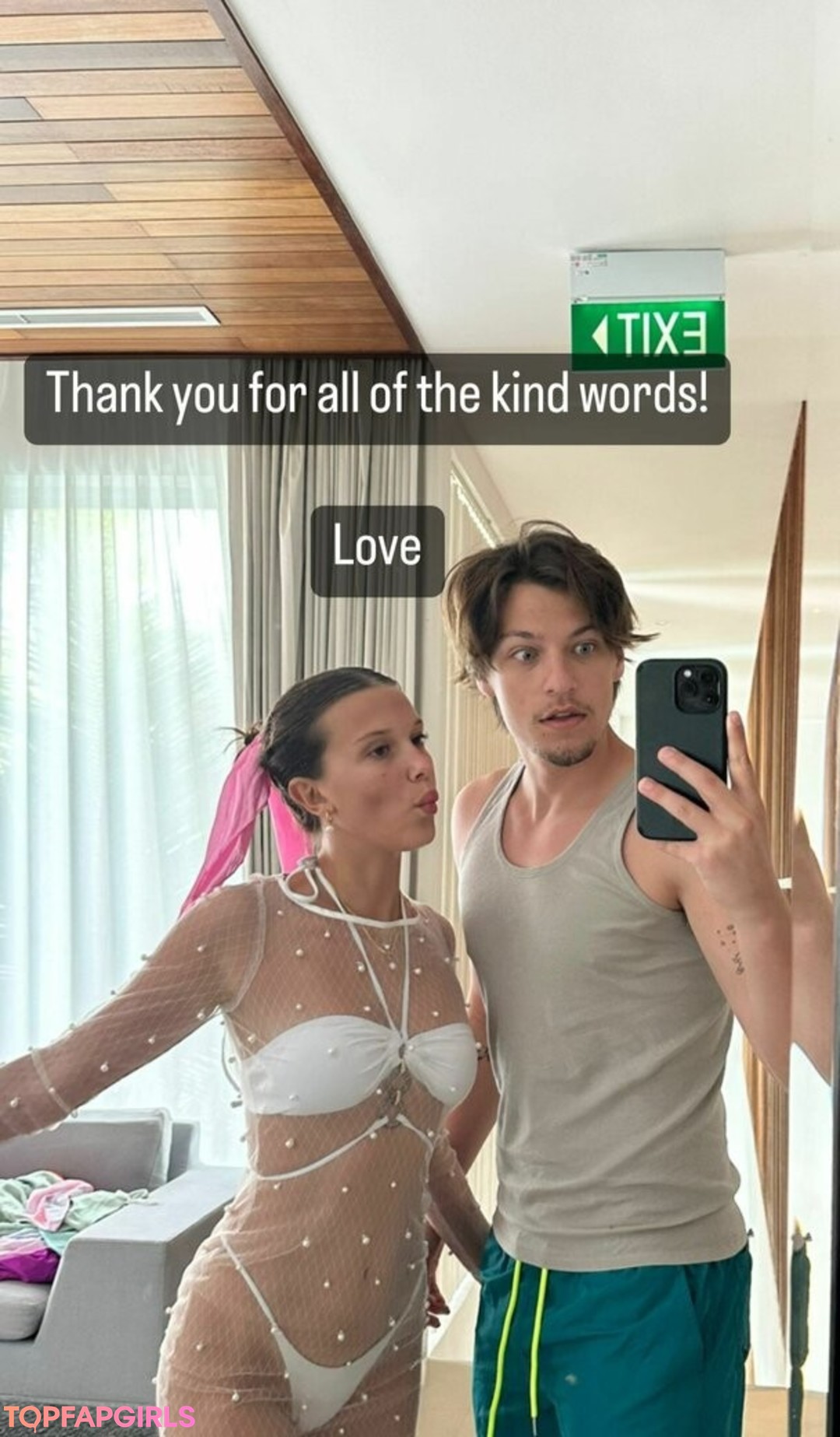 Foto desnuda filtrada de OnlyFans de Millie Bobby Brown #1131