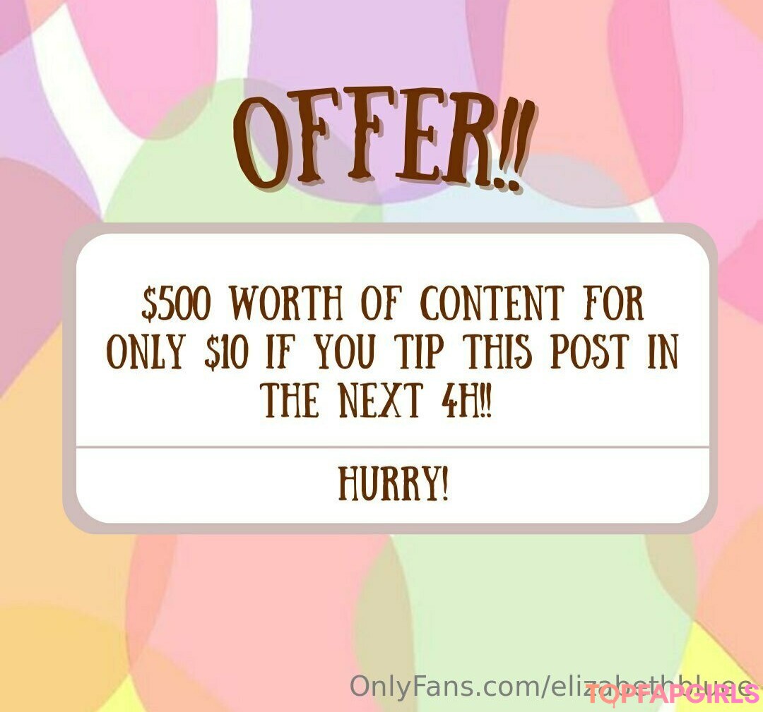 Foto desnuda filtrada de OnlyFans de Elizabethbluee #1429