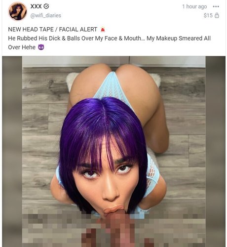 Foto desnuda filtrada de OnlyFans de Wifidiaries Jazyj