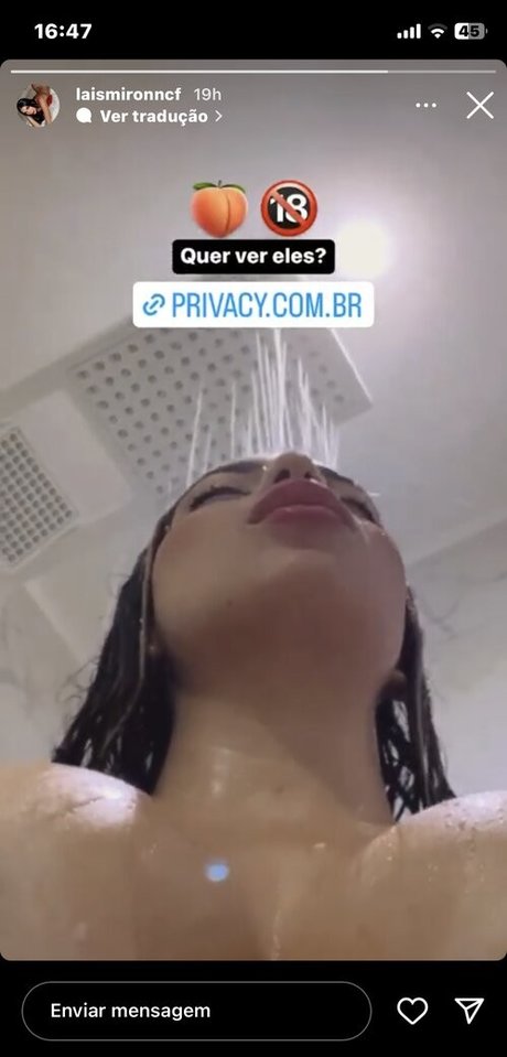 Foto desnuda filtrada de OnlyFans de Lais Miron