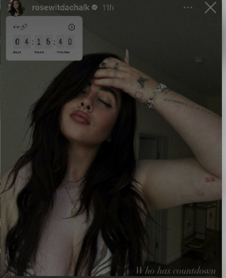 Foto desnuda filtrada de OnlyFans de Rosewitdachalk