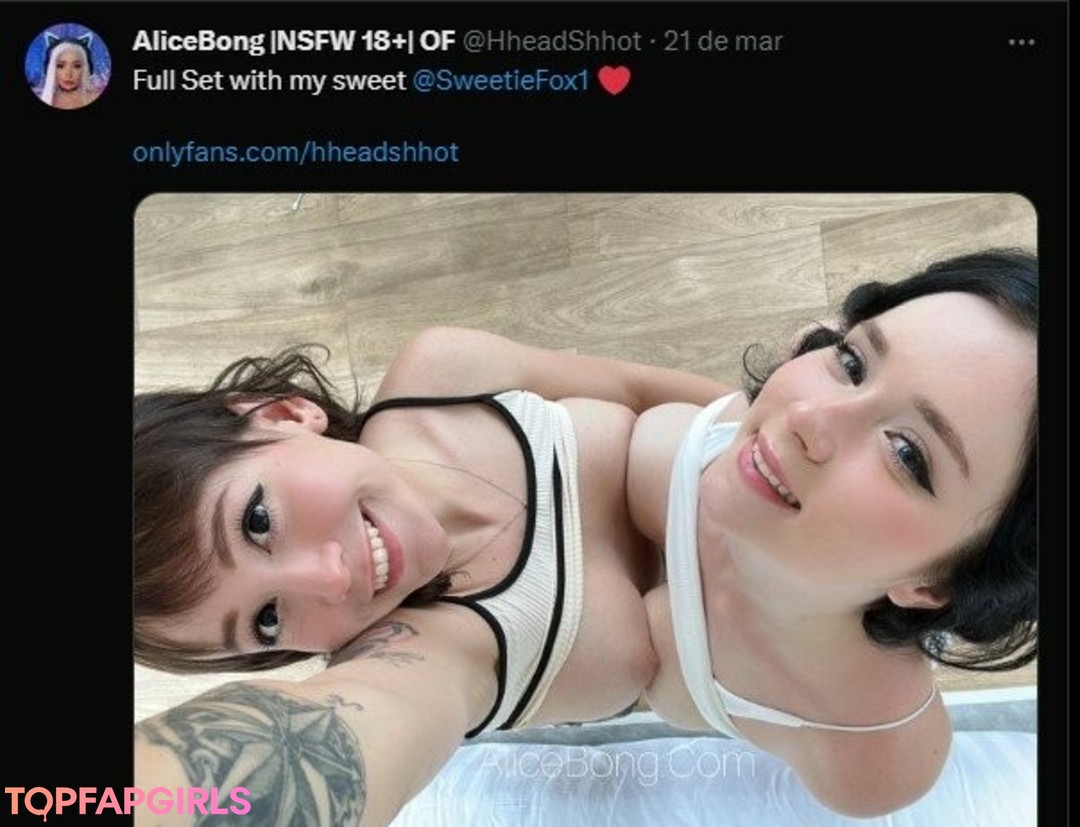 Foto desnuda filtrada de OnlyFans de Alicebong #1077