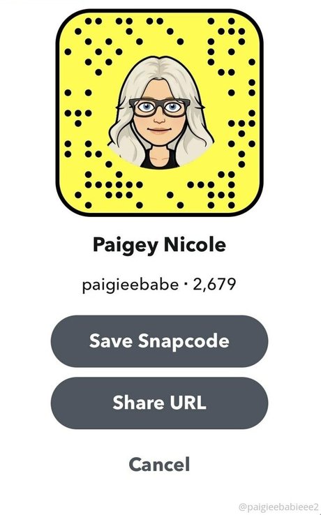 Foto desnuda filtrada de OnlyFans de Paigieebabieee2