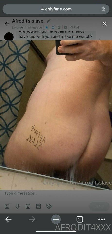 Foto desnuda filtrada de OnlyFans de Afrodit4x