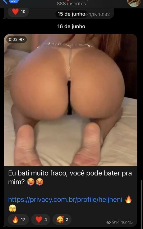 Foto desnuda filtrada de OnlyFans de Jheni Alves