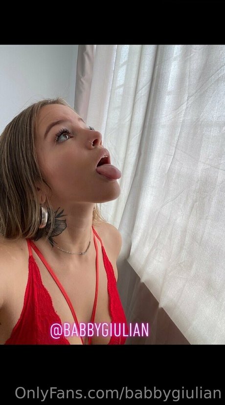 Foto desnuda filtrada de OnlyFans de Babbygiulian