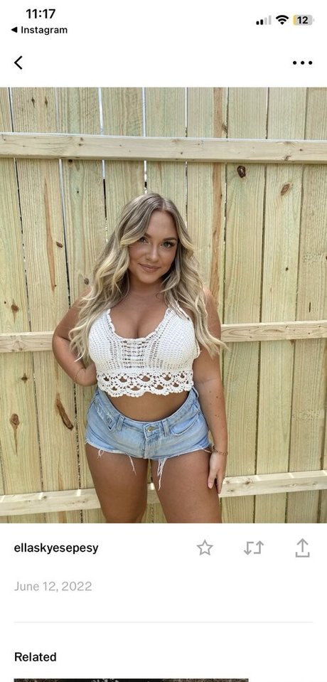 Foto desnuda filtrada de OnlyFans de Ellaskyesepesy